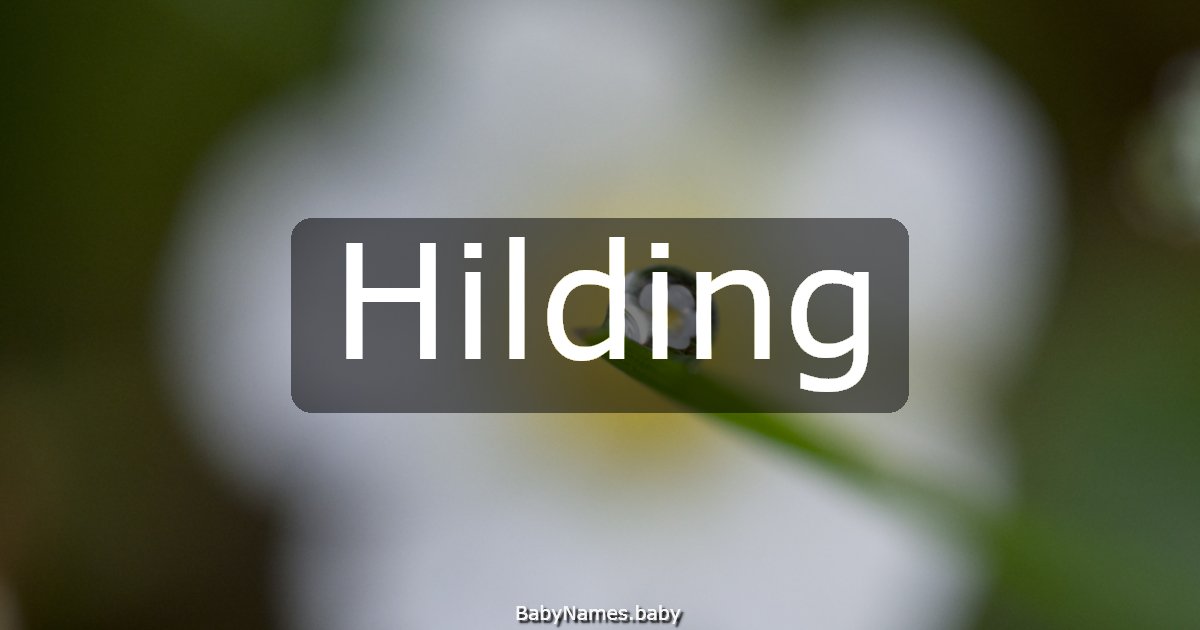 Hilding