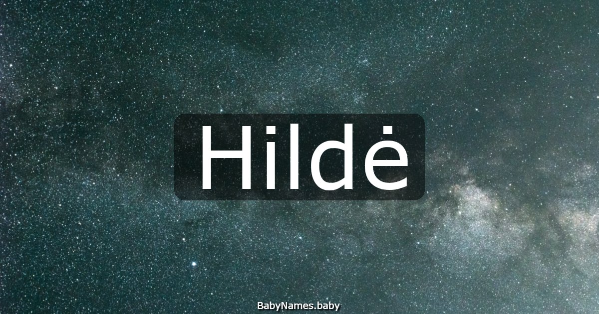 Hildė
