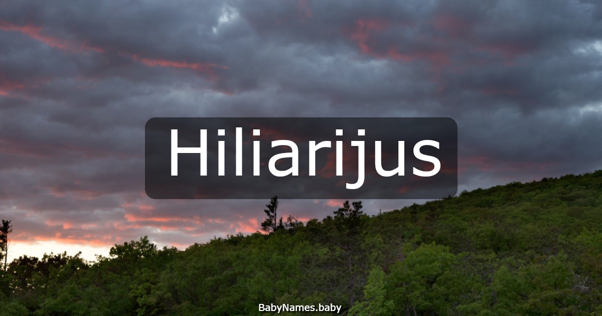 Hiliarijus