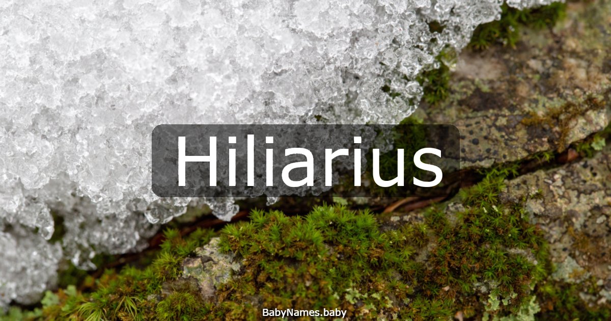 Hiliarius