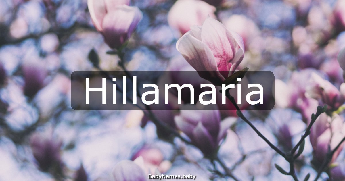 Hillamaria