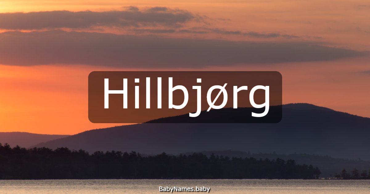 Hillbjørg