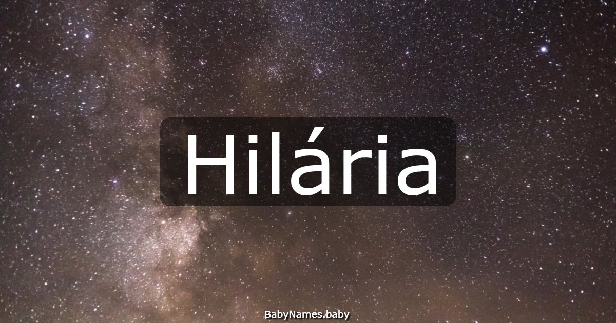 Hilária