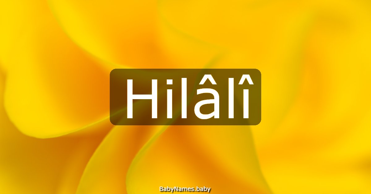 Hilâlî