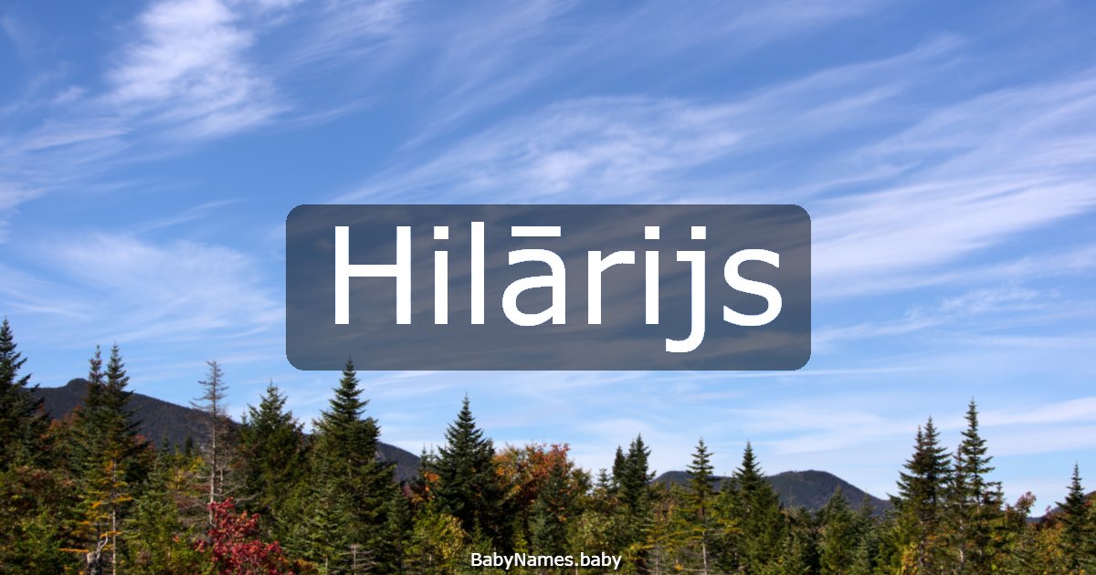 Hilārijs