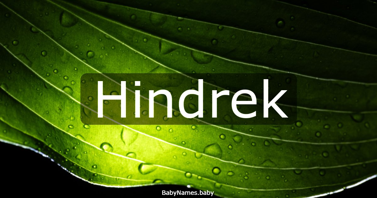 Hindrek