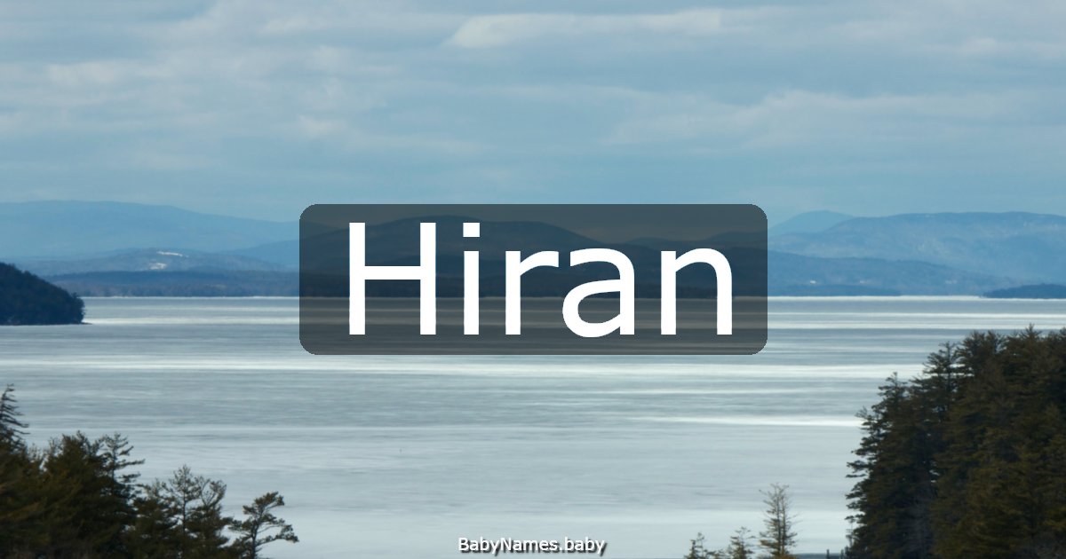 Hiran