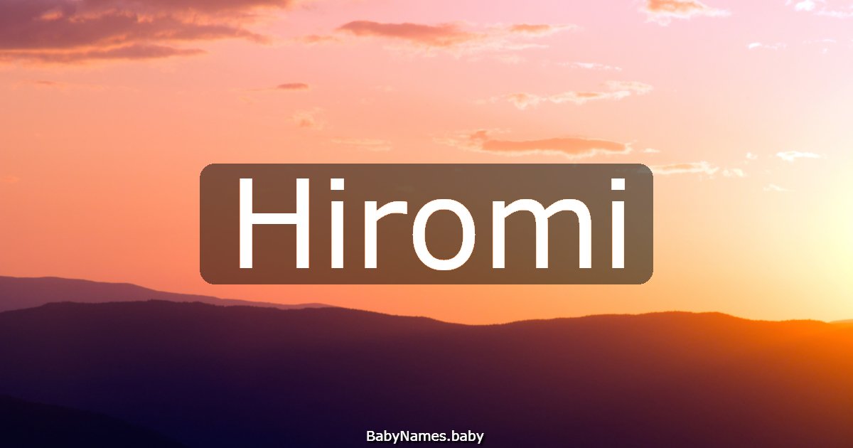 Hiromi