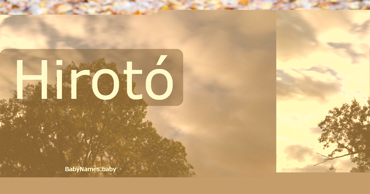 Hirotó