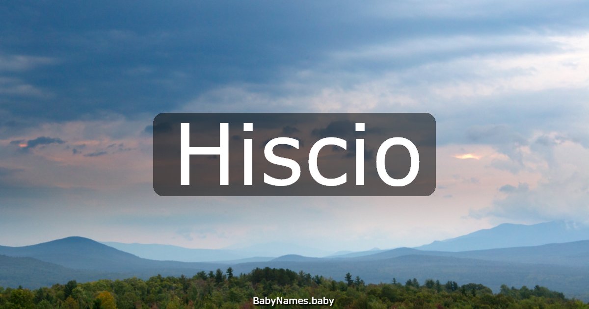 Hiscio