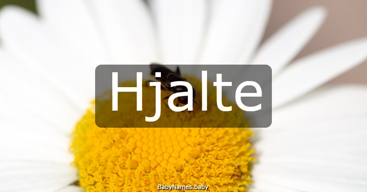 Hjalte