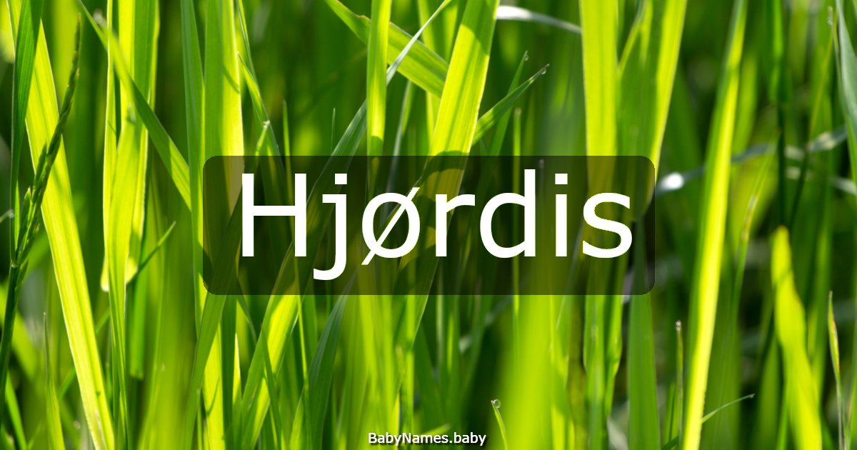 Hjørdis