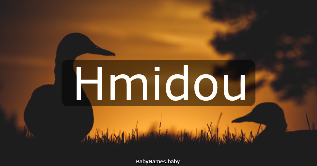 Hmidou