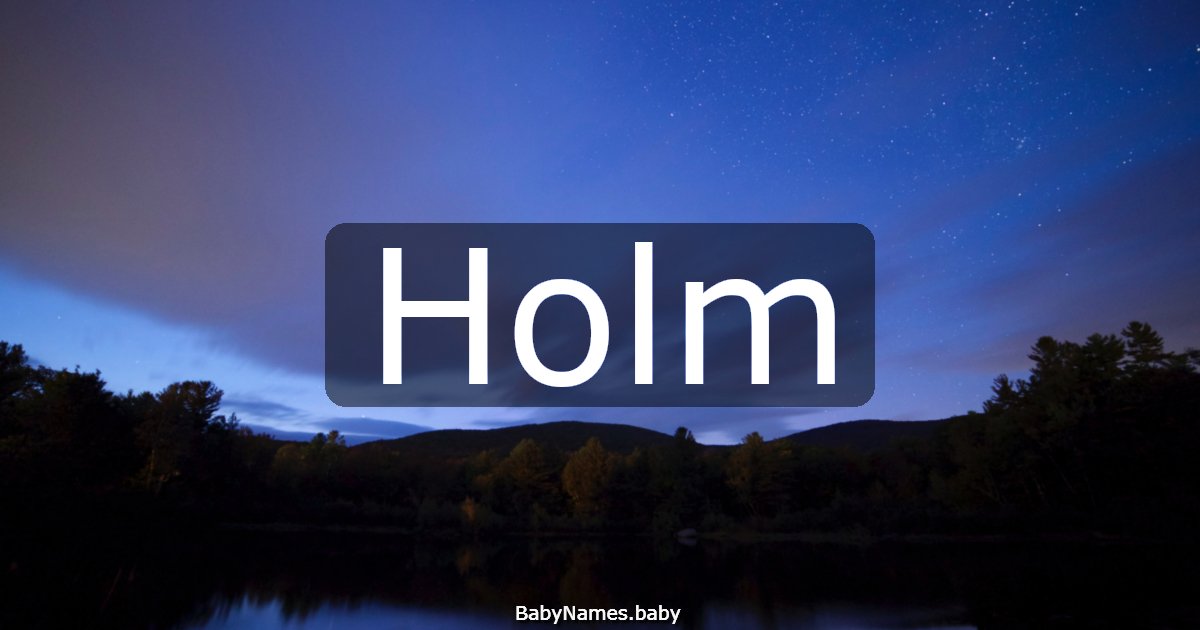 Holm