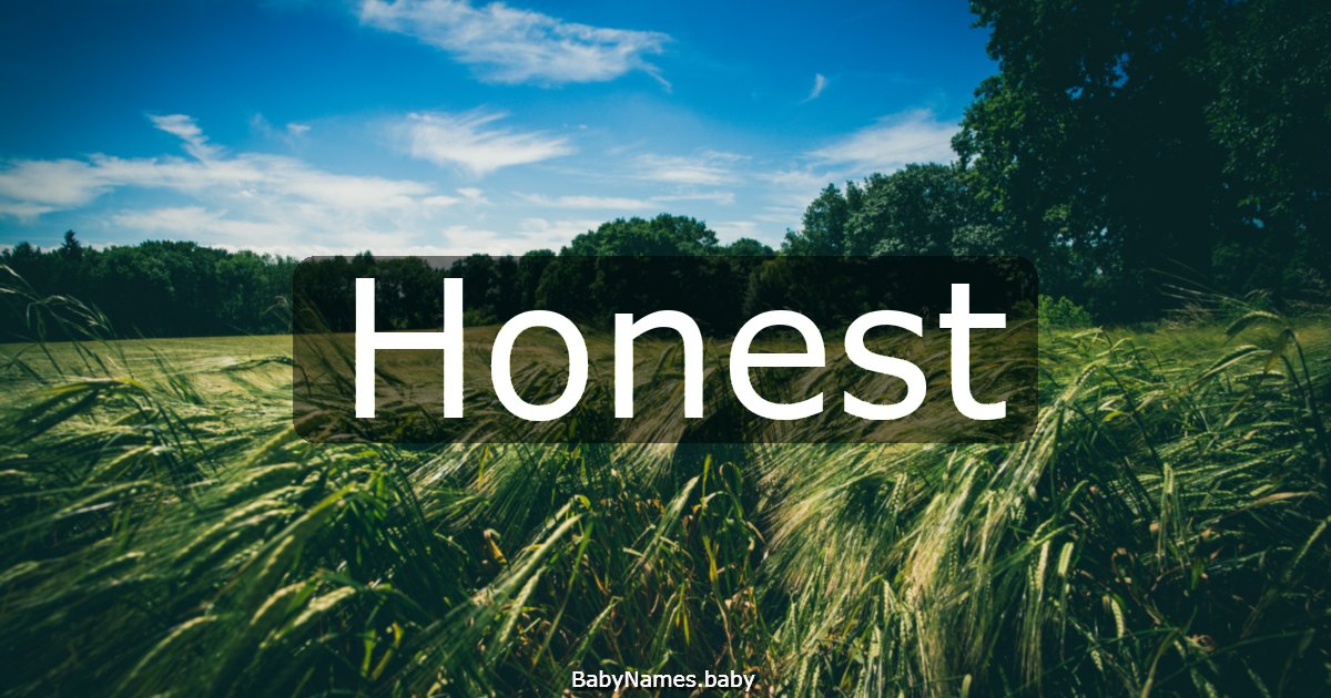 Honest