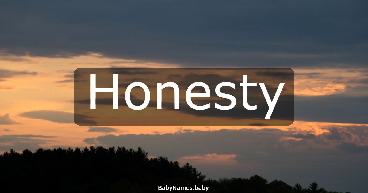 Honesty