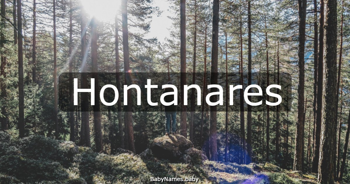 Hontanares