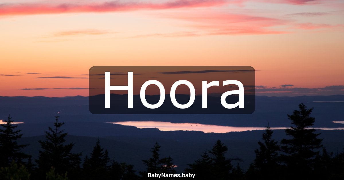 Hoora
