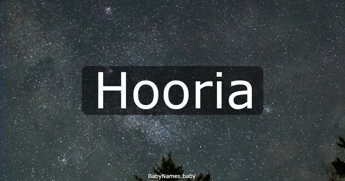Hooria