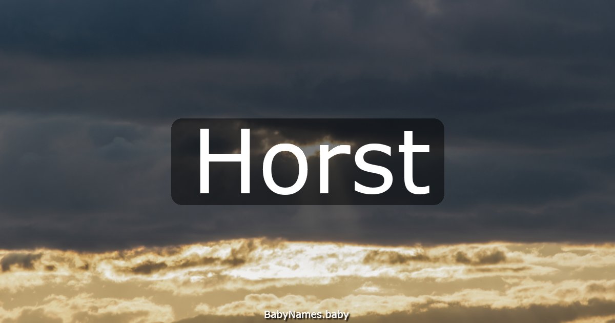 Horst