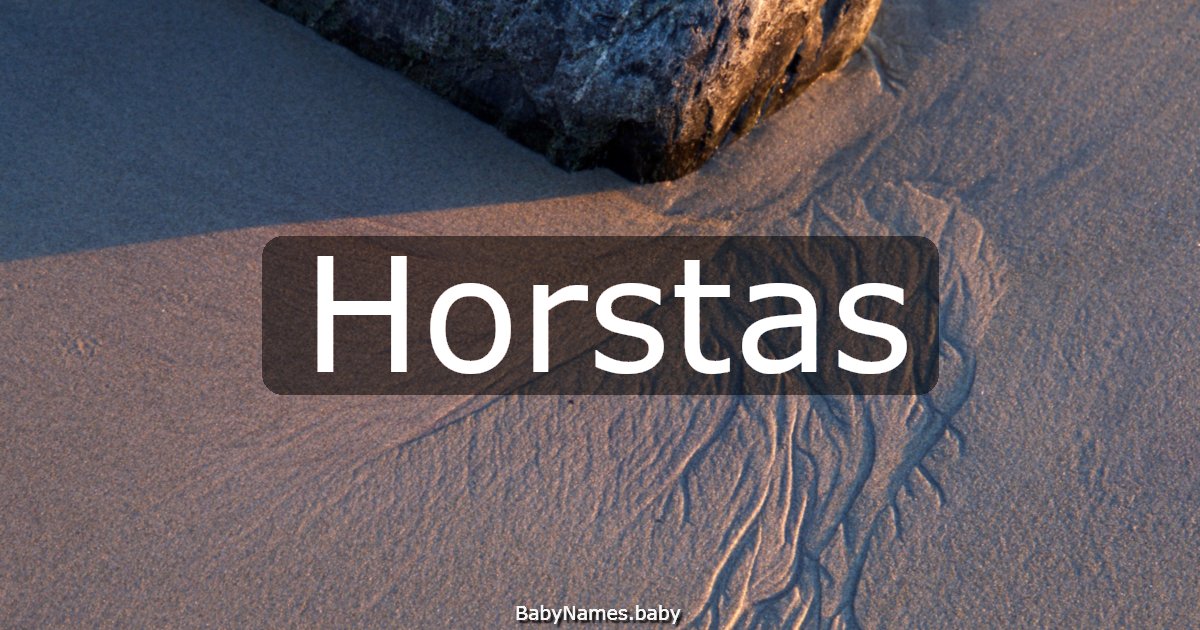Horstas