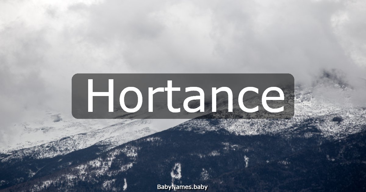 Hortance