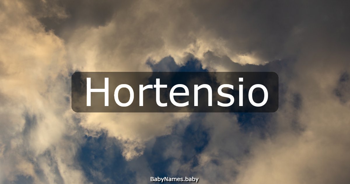 Hortensio