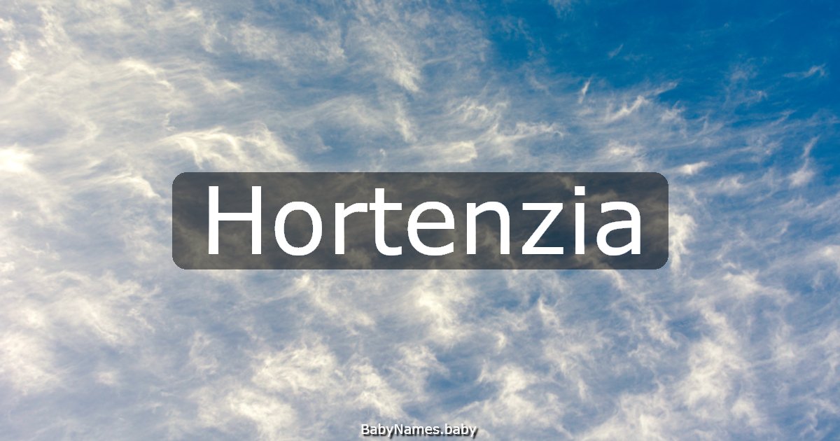 Hortenzia