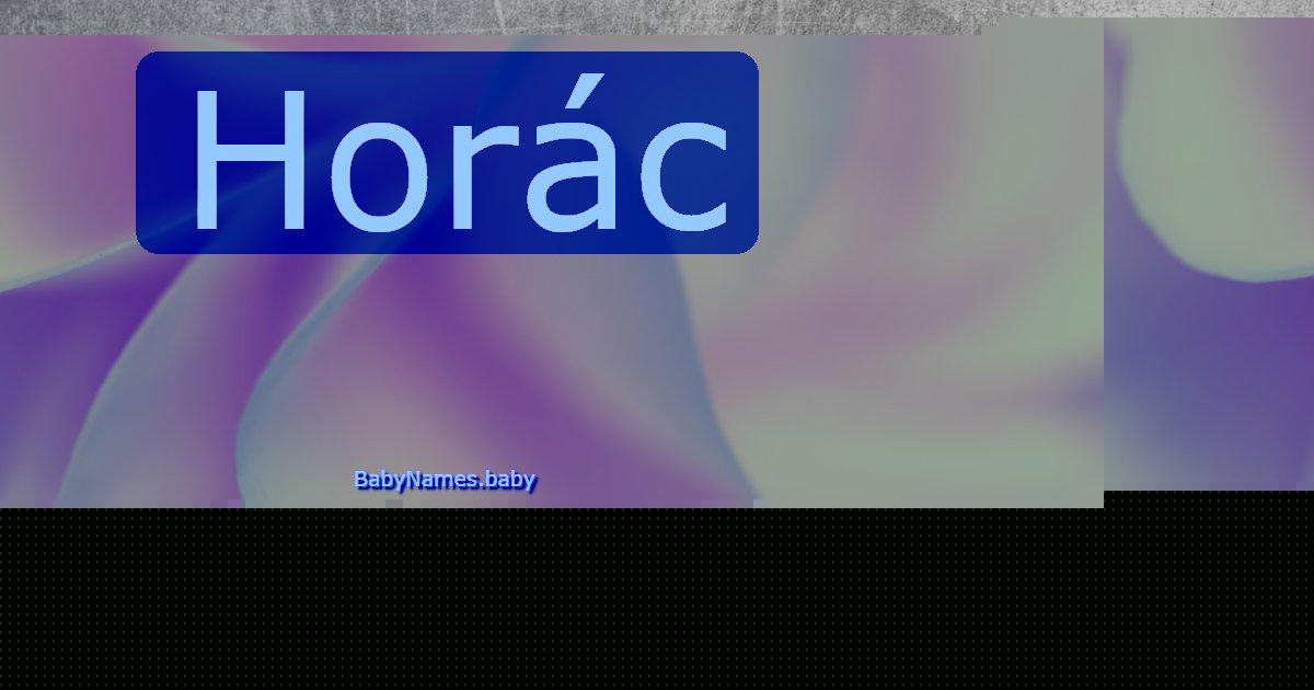 Horác