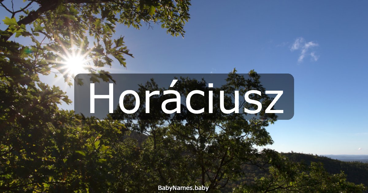 Horáciusz