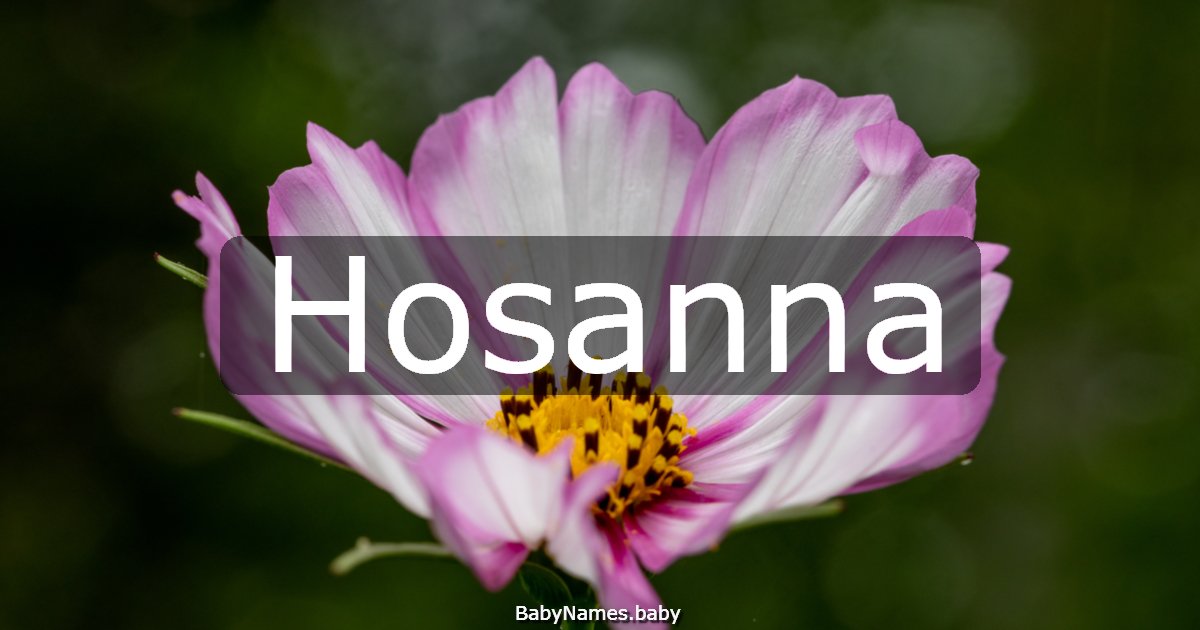 Hosanna