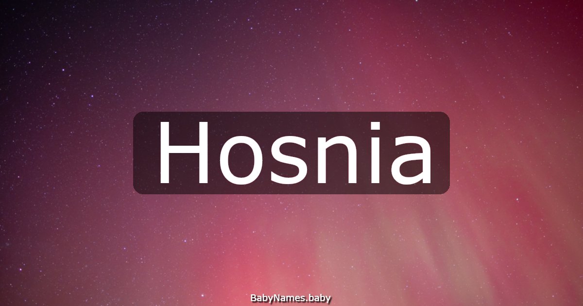 Hosnia