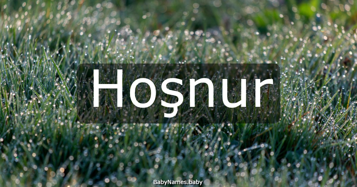 Hoşnur