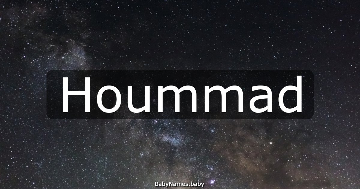 Hoummad