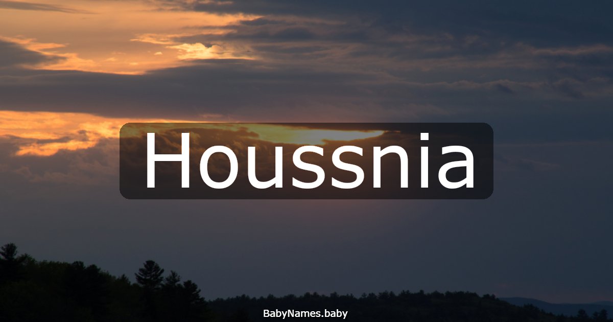 Houssnia
