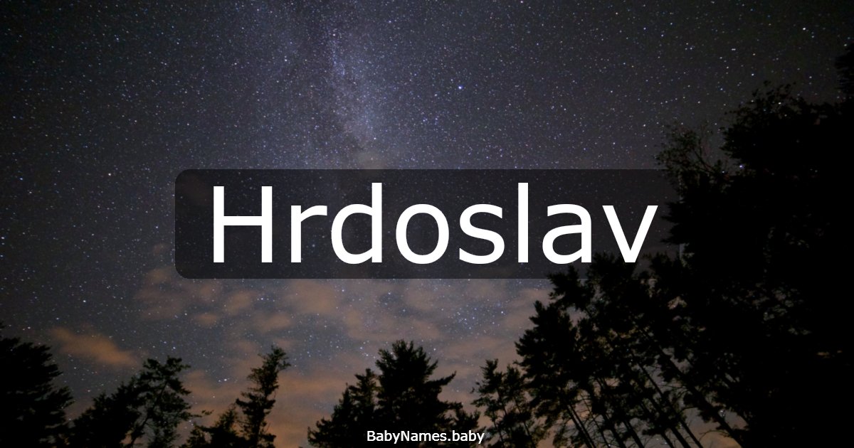 Hrdoslav