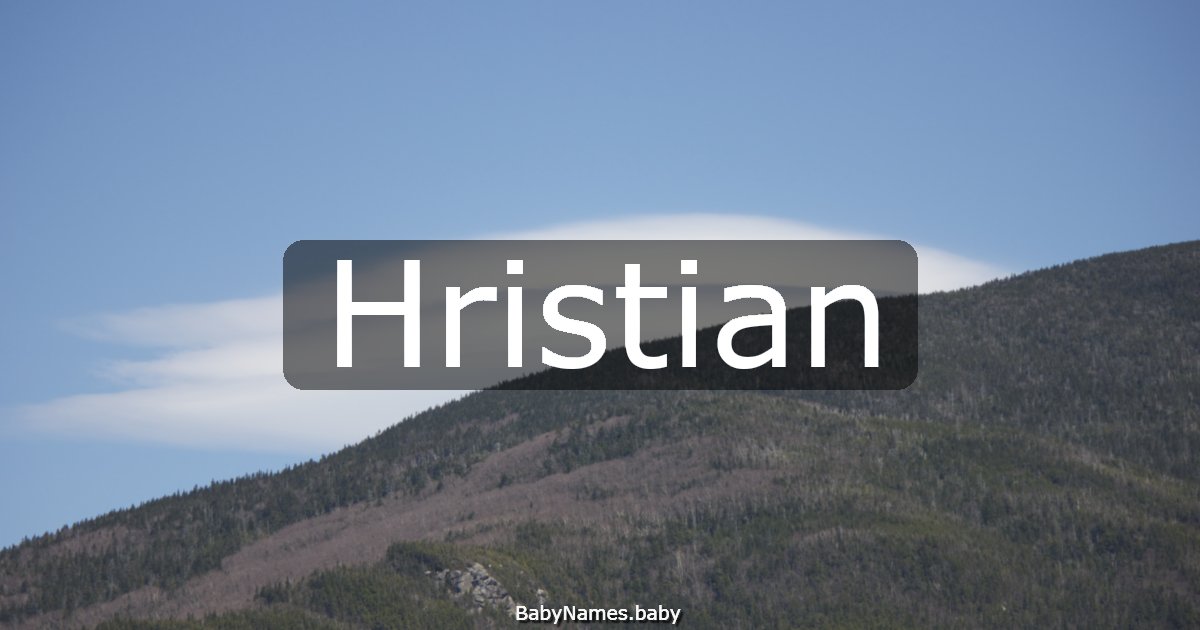 Hristian