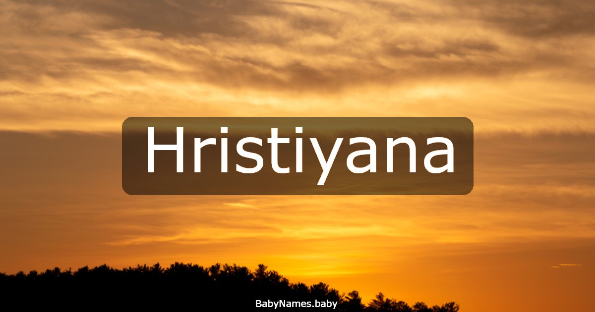 Hristiyana