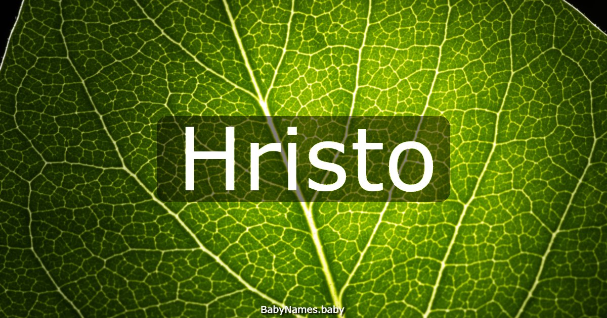 Hristo