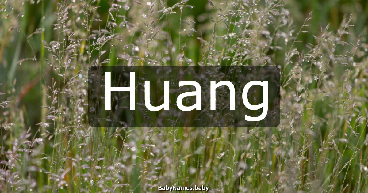 Huang