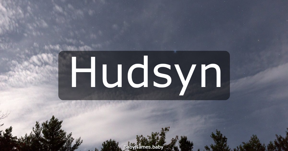 Hudsyn