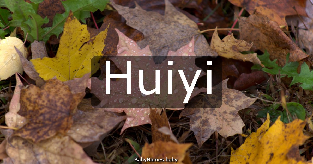 Huiyi
