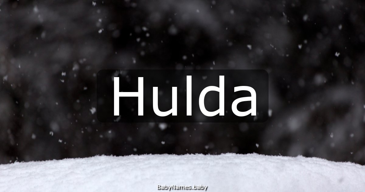 Hulda