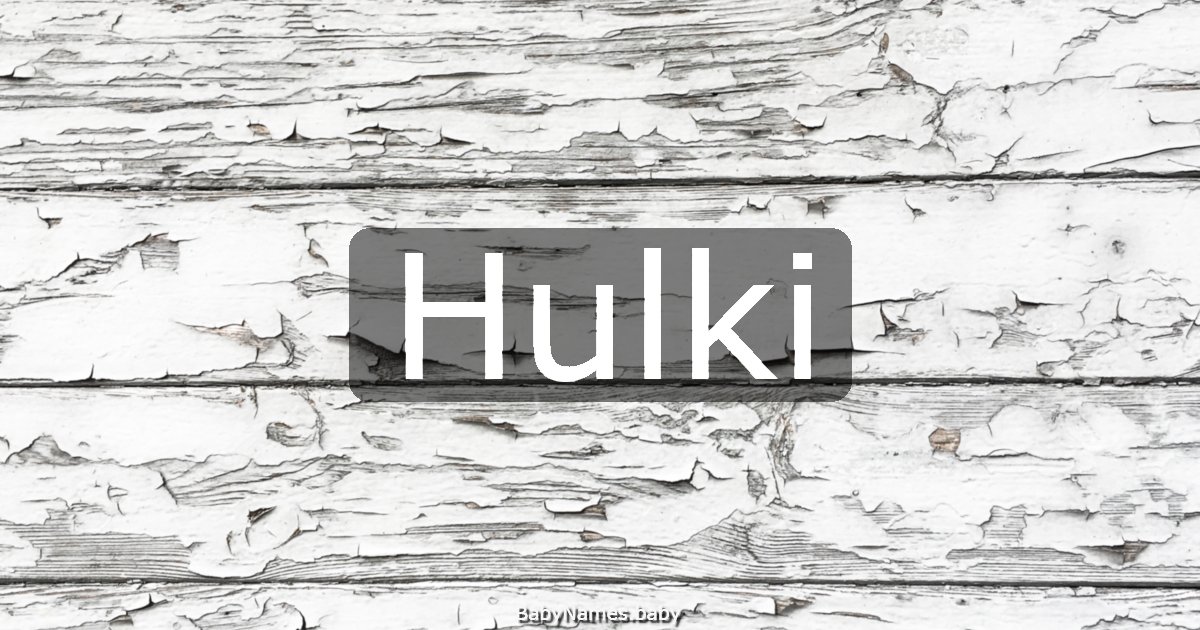 Hulki