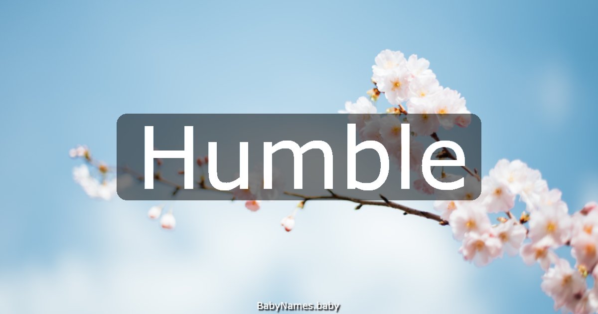 Humble