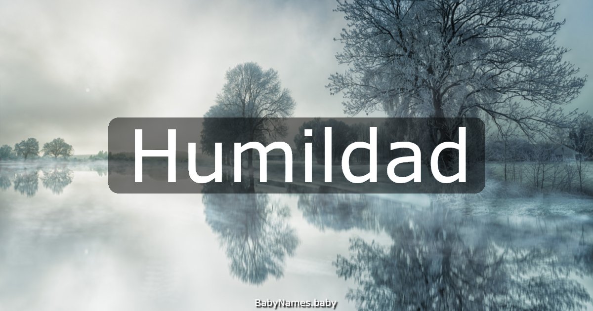 Humildad