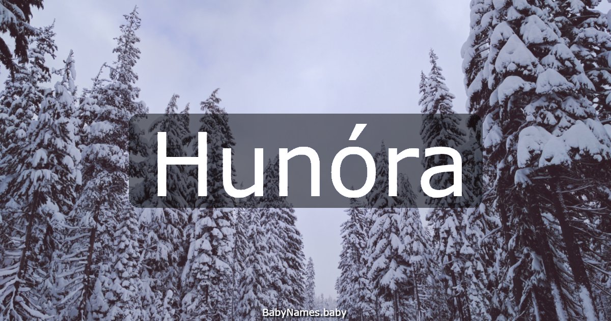 Hunóra