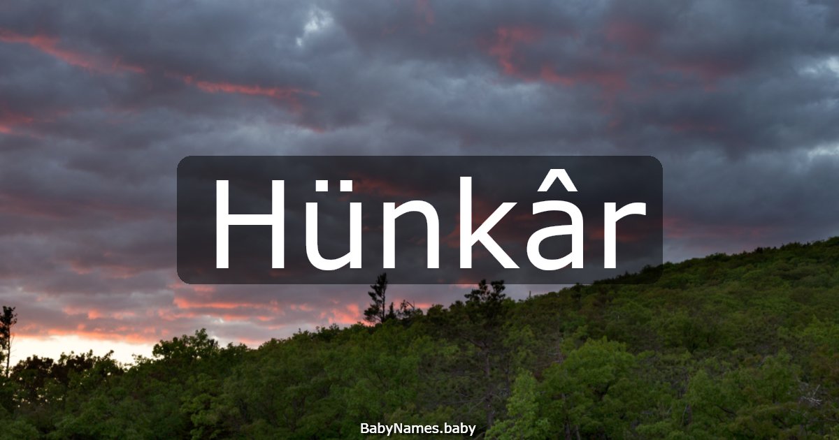 Hünkâr