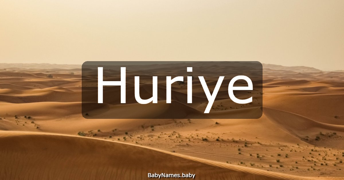 Huriye