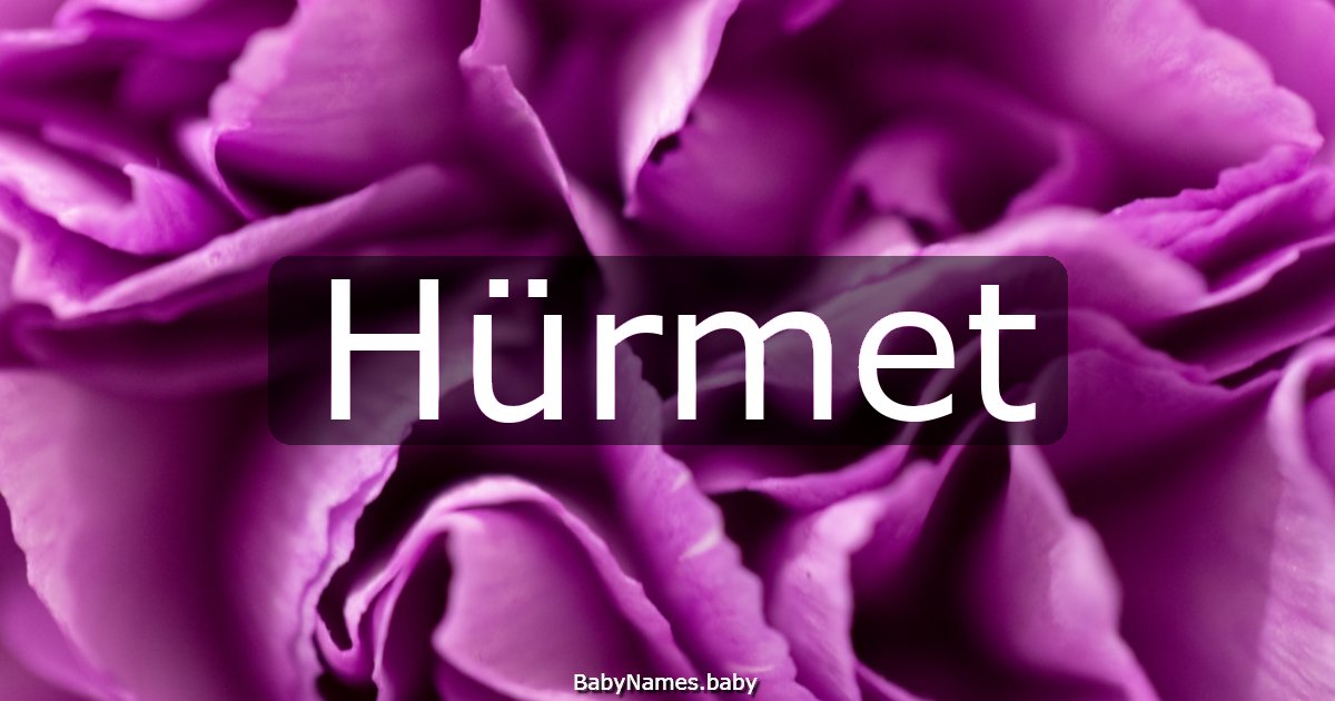 Hürmet